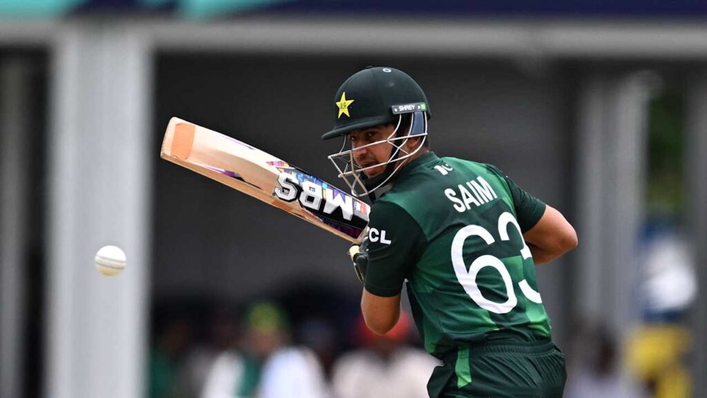 Saim Ayub Named ICC Men's Emerging Cricketer of the Year 2024 Nominee