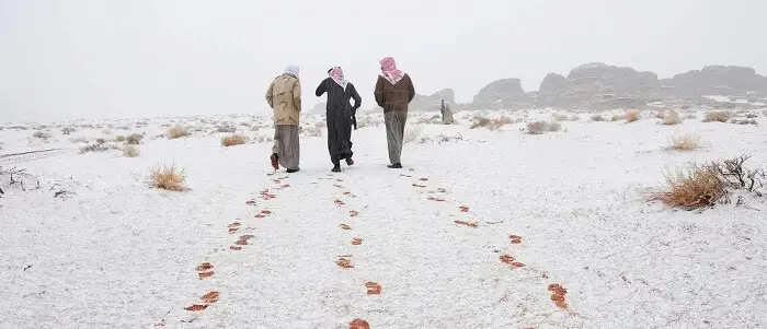 Saudi Arabia to Experience Extreme Cold Weather and Snowfall in Many Regions!