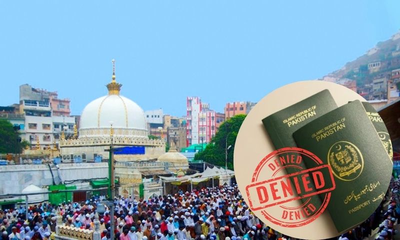 Limited Visas Issued to Pakistani Pilgrims for Ajmer Sharif Visit!