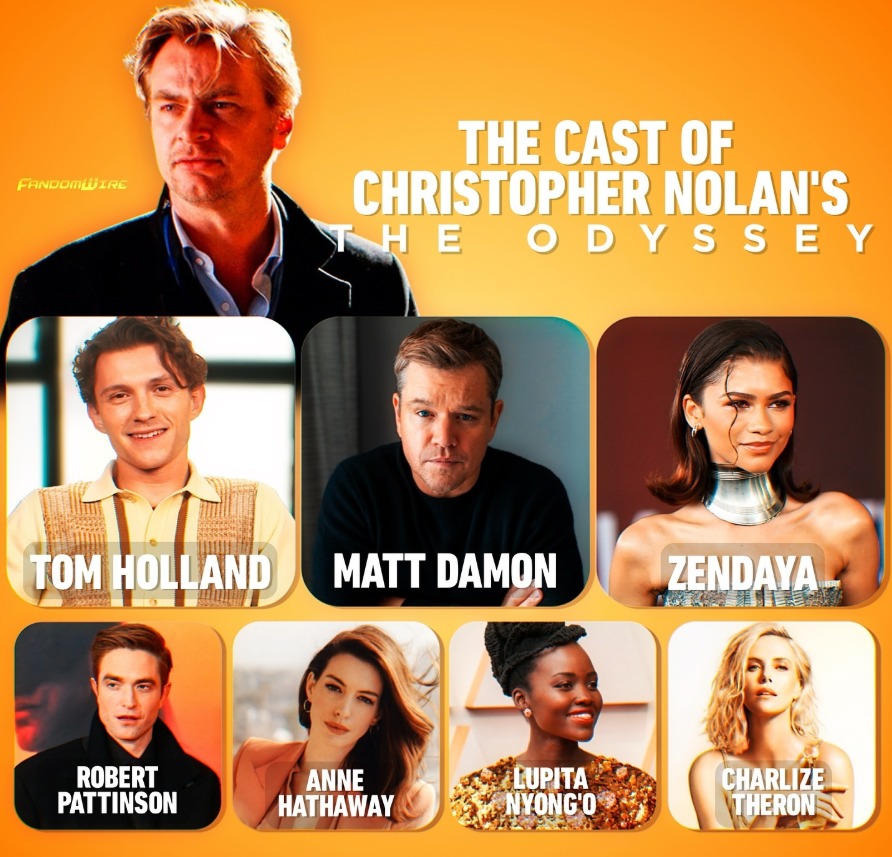 Cast of Christopher Nolan's 'The Odyssey'