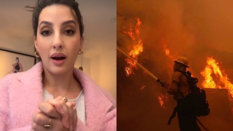 Nora Fatehi Shares Urgent Video Amidst Los Angeles Wildfire Chaos!