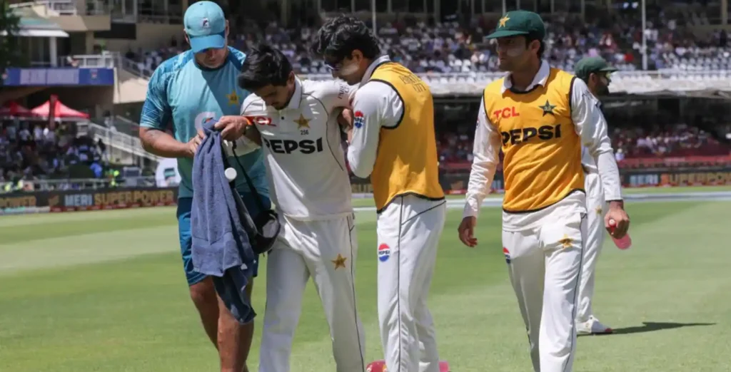 Saim Ayub Injured and Out of Second Test Against South Africa!