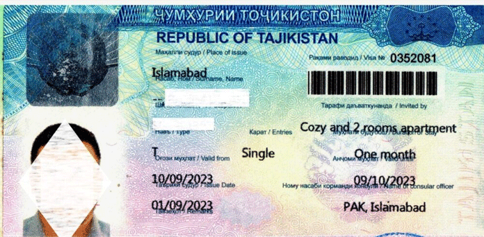 Tajikistan launches visa service in Karachi!