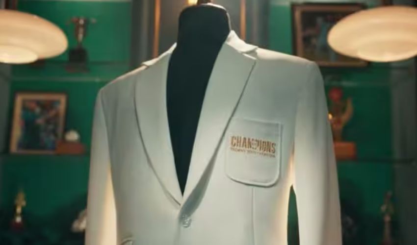 Wasim Akram Reveals the Champions Jacket in Exciting ICC Promo!