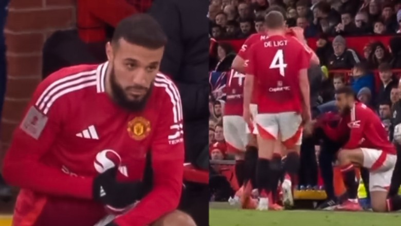 Football Match Paused for Manchester United Player to Break Fast!